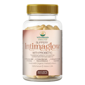 intimaglow IntimaGlow with Probiotics – Feminine Hydration, Comfort & Intimate Balance Support | 60 Capsules