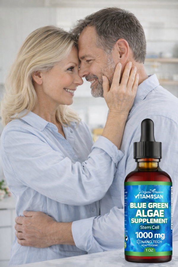 Blue Green Algae Supplement 1000mg – Adaptogenic Liquid Cellular Support