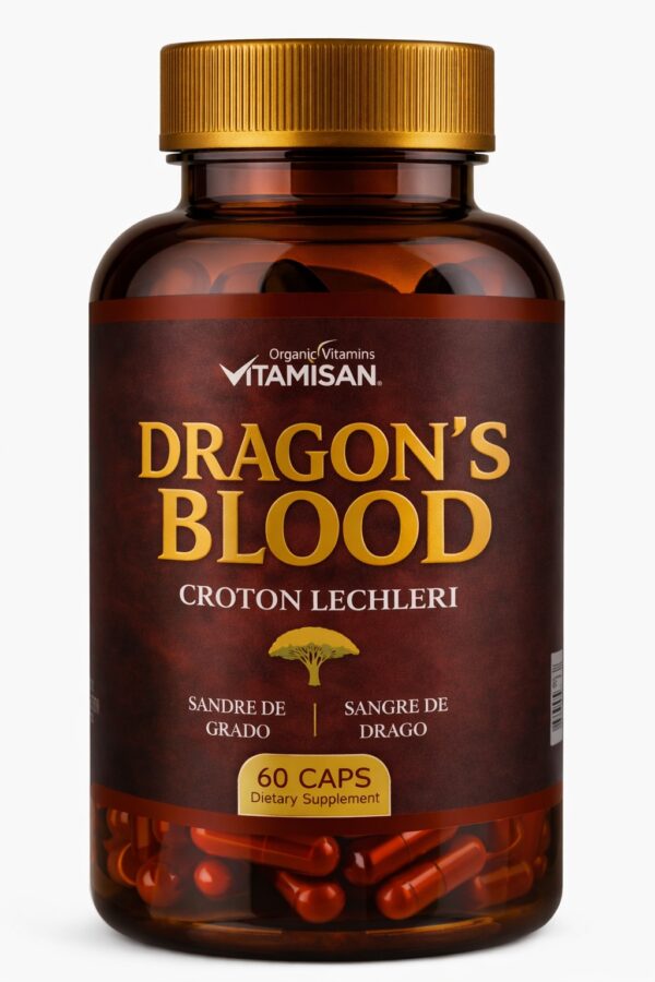 Dragon’s Blood Capsules (Croton lechleri) – Amazonian Botanical Resin for Daily Wellness