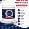 Vitamisan Multi-Collagen Hydrolyzed Powder – Natural Collagen Support for Hair, Skin, Nails & Daily Wellness