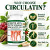 circulatin-vein-support-active-lifestyle-women.jpg Circulatin Vein Support & Healthy Leg Circulation Supplement 1480 mg – Diosmin Hesperidin Rutin Grape Seed Pine Bark Butcher's Broom – 60 Veg Capsules